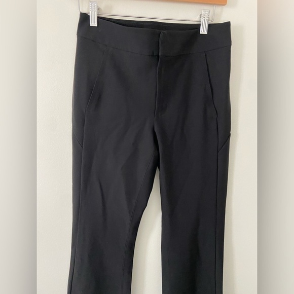 Athleta Stellar FLARE Trouser Pant Size 2 Black - Picture 3 of 8